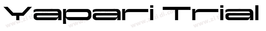 Yapari Trial Bold Wi字体转换 Yapari Trial Bold Wi字体转换